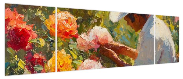 Obraz - Ogrodnik (170x50 cm)