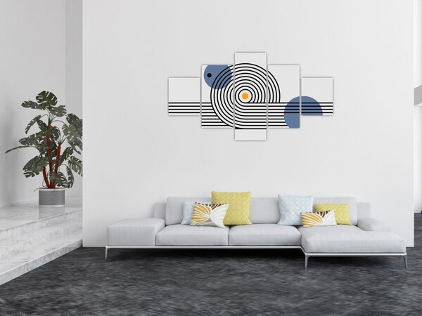 Obraz - Minimalistyczna abstrakcja N⁰1 (125x70 cm)