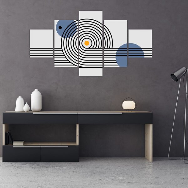 Obraz - Minimalistyczna abstrakcja N⁰1 (125x70 cm)