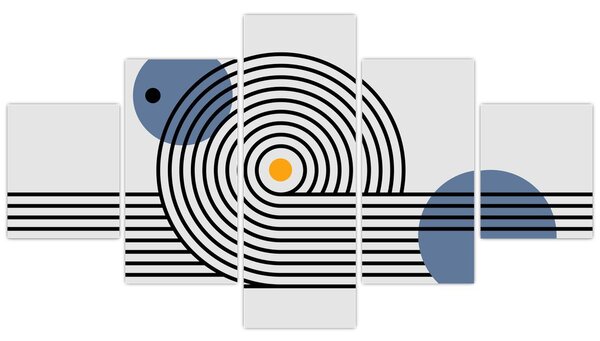 Obraz - Minimalistyczna abstrakcja N⁰1 (125x70 cm)