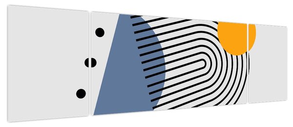 Obraz - Minimalistyczna abstrakcja N⁰2 (170x50 cm)