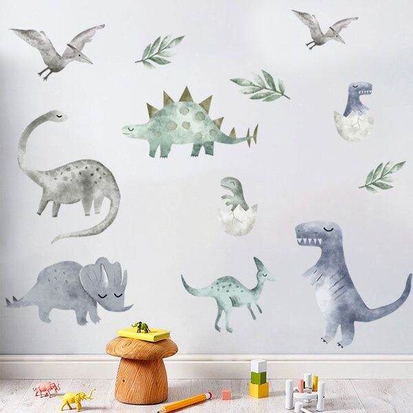 PIPPER | Naklejka na ścianę "Dinozaury 5" 80 x 100 cm