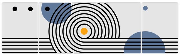Obraz - Minimalistyczna abstrakcja N⁰1 (170x50 cm)