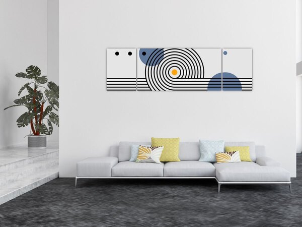 Obraz - Minimalistyczna abstrakcja N⁰1 (170x50 cm)