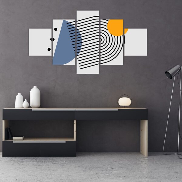 Obraz - Minimalistyczna abstrakcja N⁰2 (125x70 cm)