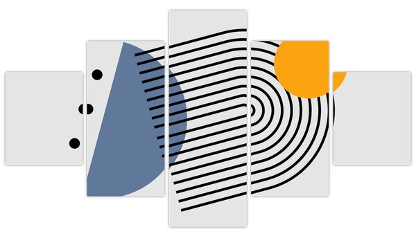 Obraz - Minimalistyczna abstrakcja N⁰2 (125x70 cm)