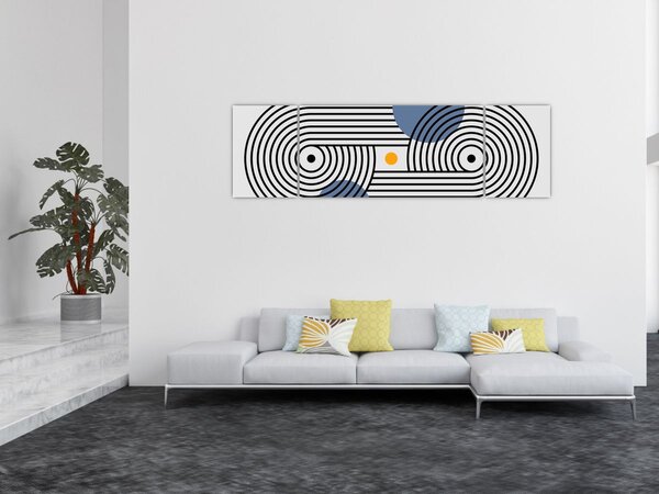 Obraz - Minimalistyczna abstrakcja N⁰3 (170x50 cm)