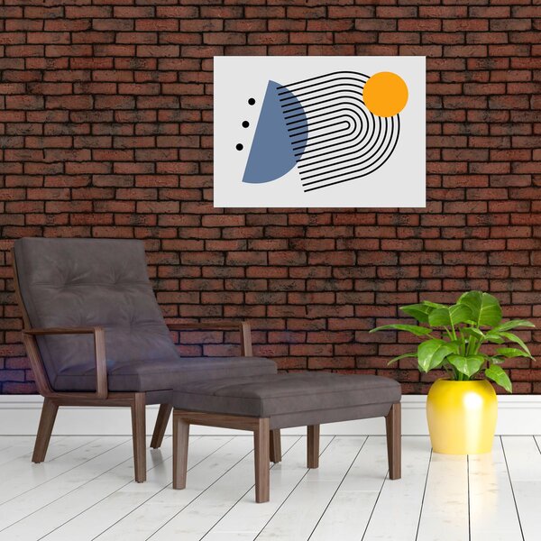 Obraz - Minimalistyczna abstrakcja N⁰2 (70x50 cm)