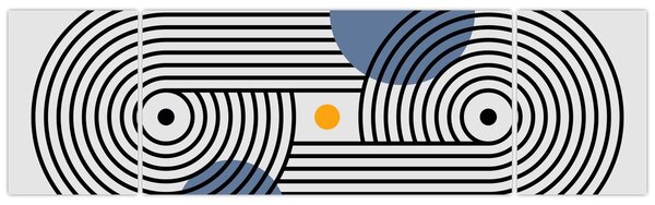 Obraz - Minimalistyczna abstrakcja N⁰3 (170x50 cm)