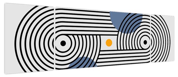 Obraz - Minimalistyczna abstrakcja N⁰3 (170x50 cm)
