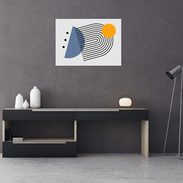 Obraz - Minimalistyczna abstrakcja N⁰2 (70x50 cm)