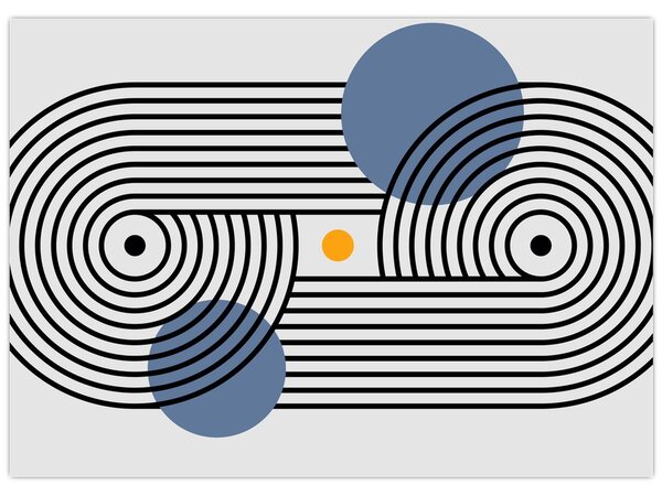 Obraz - Minimalistyczna abstrakcja N⁰3 (70x50 cm)