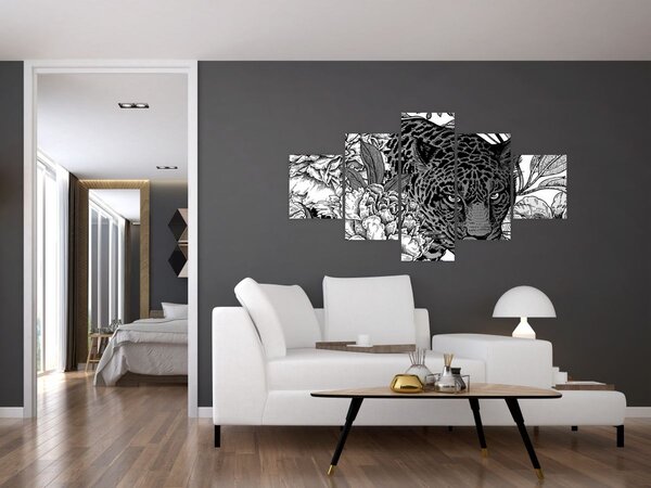 Obraz - Egzotyczny ogród (125x70 cm)