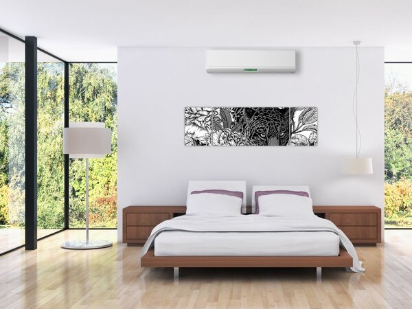 Obraz - Egzotyczny ogród (170x50 cm)