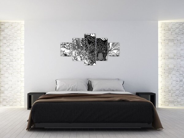 Obraz - Egzotyczny ogród (125x70 cm)