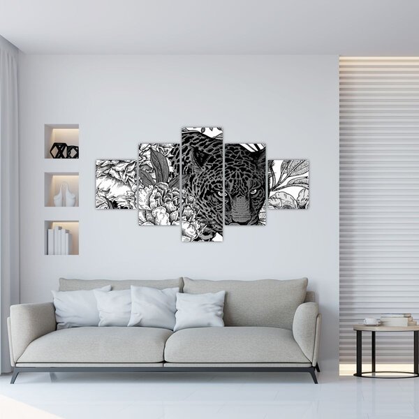 Obraz - Egzotyczny ogród (125x70 cm)