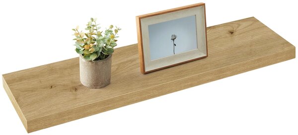 Minimalistyczna półka wisząca 80 cm dąb artisan E8-N26