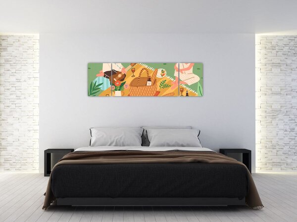Obraz - Letnia miłość (170x50 cm)