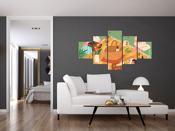 Obraz - Letnia miłość (125x70 cm)