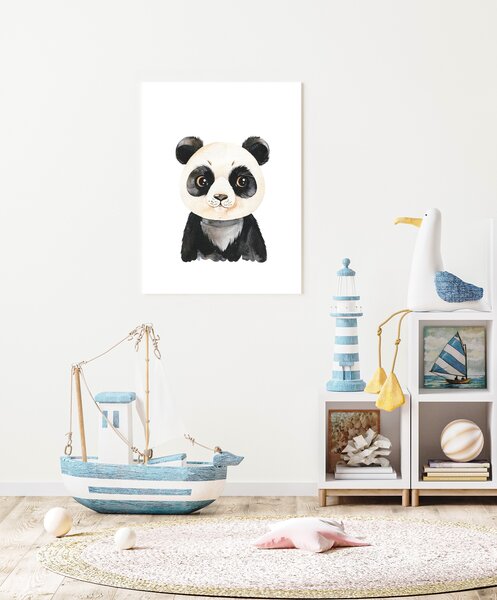 PIPPER | Dziecięcy obraz - Panda 50 x 40 cm