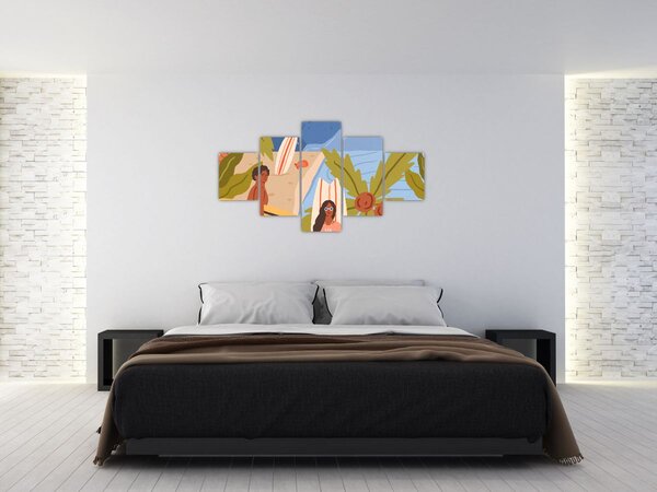 Obraz - Ciesz się życiem (125x70 cm)