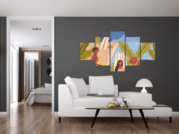 Obraz - Ciesz się życiem (125x70 cm)