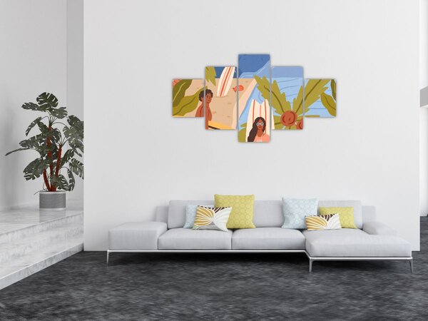 Obraz - Ciesz się życiem (125x70 cm)