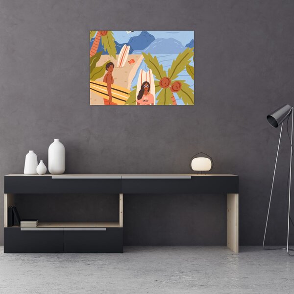 Obraz - Ciesz się życiem (70x50 cm)