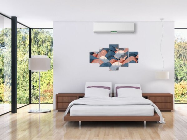 Obraz - Japońskie fale (125x70 cm)