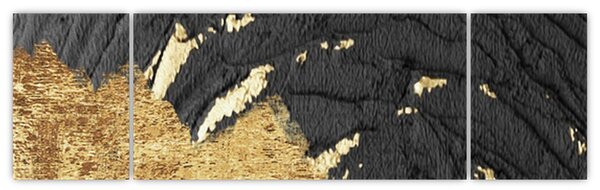 Obraz - Złota struktura N⁰1 (170x50 cm)