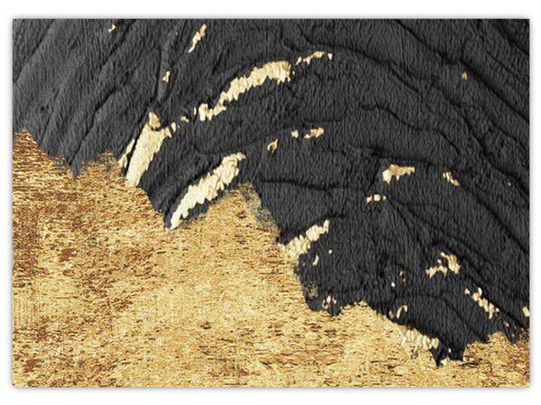 Obraz - Złota struktura N⁰1 (70x50 cm)