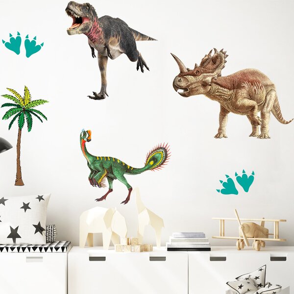 PIPPER | Naklejka na ścianę "Dinozaury 8" 80x56cm