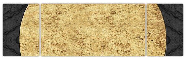 Obraz - Złota struktura N⁰2 (170x50 cm)