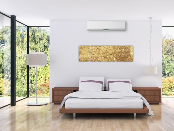 Obraz - Złota struktura N⁰3 (170x50 cm)