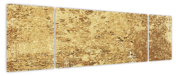 Obraz - Złota struktura N⁰3 (170x50 cm)