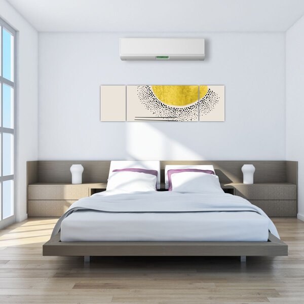 Obraz - Abstrakcyjny obraz plaży N⁰2 (170x50 cm)