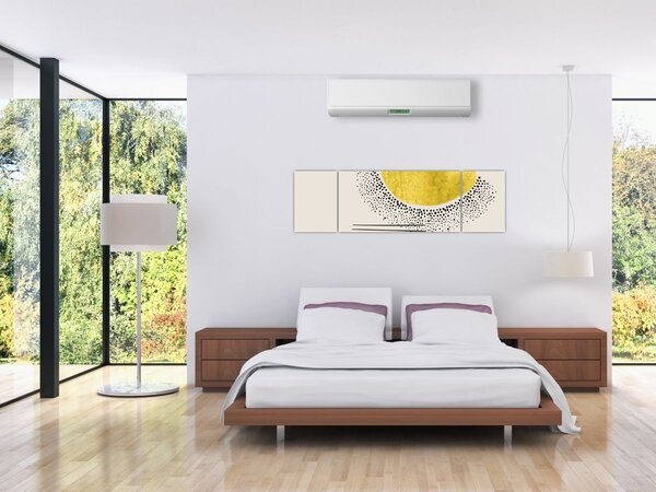 Obraz - Abstrakcyjny obraz plaży N⁰2 (170x50 cm)