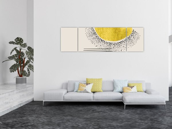 Obraz - Abstrakcyjny obraz plaży N⁰2 (170x50 cm)