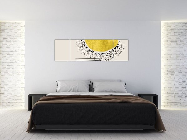 Obraz - Abstrakcyjny obraz plaży N⁰2 (170x50 cm)