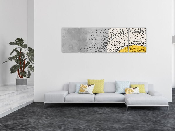 Obraz - Abstrakcyjny obraz plaży N⁰3 (170x50 cm)