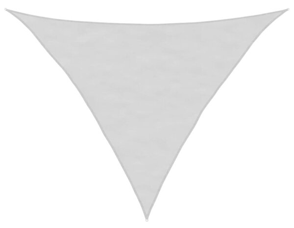 Żagiel przeciwsłoneczny, jasnoszary, 3x3x4,24 m, 100% poliester