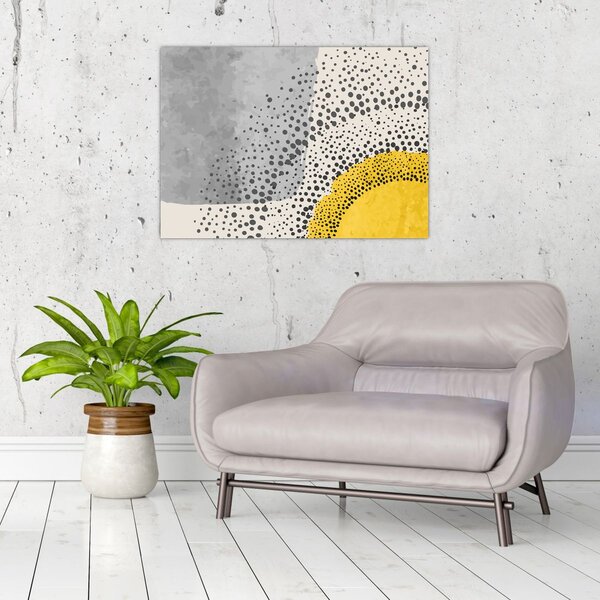 Obraz - Abstrakcyjny obraz plaży N⁰3 (70x50 cm)