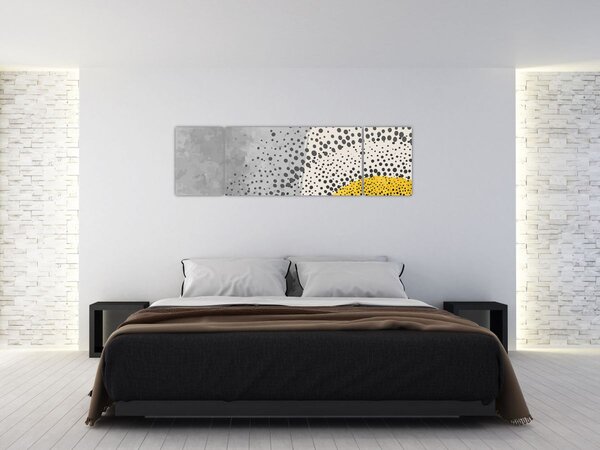 Obraz - Abstrakcyjny obraz plaży N⁰3 (170x50 cm)