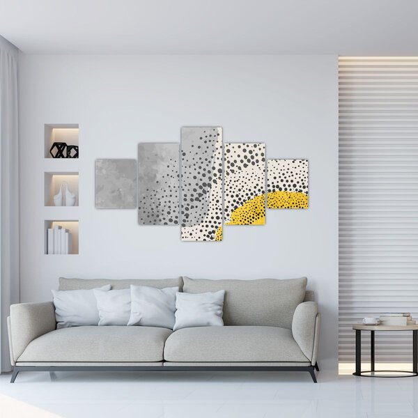 Obraz - Abstrakcyjny obraz plaży N⁰3 (125x70 cm)