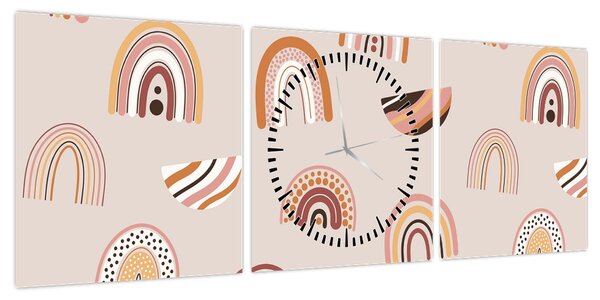 Obraz - Kreacje marzeń N⁰1 (z zegarem) (90x30 cm)