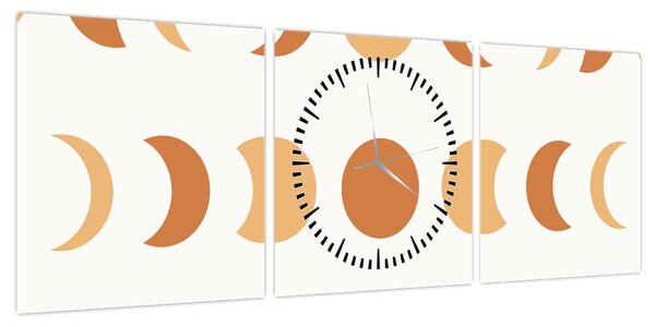 Obraz - Kreacje marzeń N⁰2 (z zegarem) (90x30 cm)