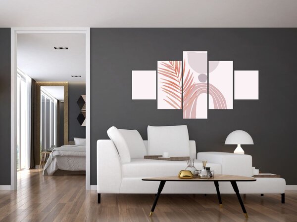 Obraz - Fioletowy minimalizm N⁰1 (125x70 cm)