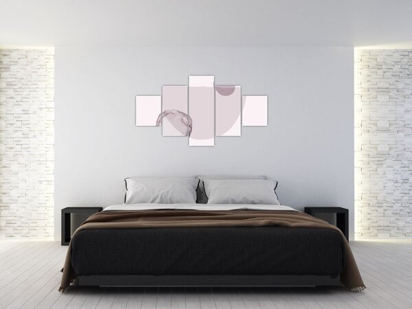 Obraz - Fioletowy minimalizm N⁰2 (125x70 cm)