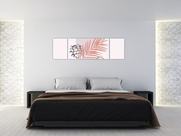Obraz - Fioletowy minimalizm N⁰3 (170x50 cm)