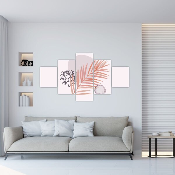 Obraz - Fioletowy minimalizm N⁰3 (125x70 cm)